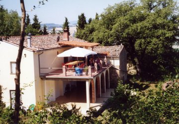 Blick auf das Haupthaus