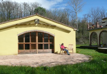 Die zum Ferienhaus umgebaute Scheune