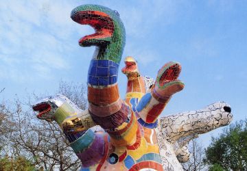 Skulptur im Giardino dei Tarocchi